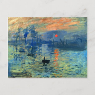 Impression Sunrise, Soleil Levant, Claude Monet Briefkaart