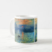 Impression Sunrise, Soleil Levant, Claude Monet Koffiemok (Voorkant links)