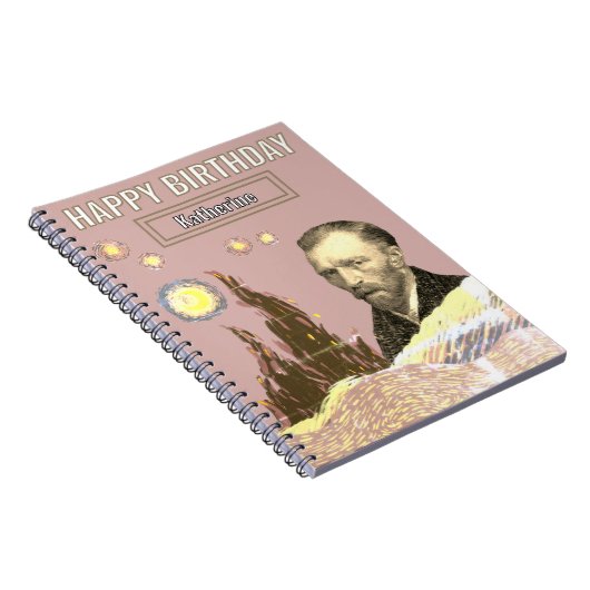 Impressionism Artistic lovers VanGogh Fan Notitieboek (Rechterzijde)