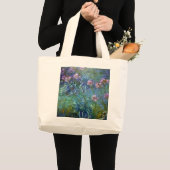 Impressionisme Agapanthus Flowers Bag Grote Tote Bag (Voorkant (product))