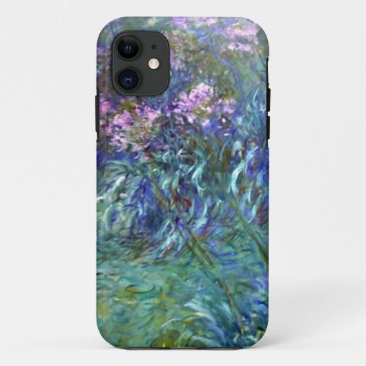 Impressionisme Agapanthus Flowers van Monet Case-Mate iPhone Case (Achterkant)