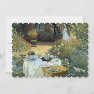 Impressionisme Art Afteroon Tea Party Vrijgezellen Kaart