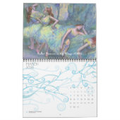  impressionisme Ballet Art van Edgar Degas Ca Kalender (Mar 2026)