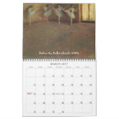 impressionisme Ballet Art van Edgar Degas Kalender (Mar 2027)