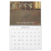  impressionisme Ballet Art van Edgar Degas Kalender (Mar 2026)