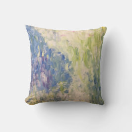 Impressionisme Brush Stroke Water Lily Pond Pillow Kussen