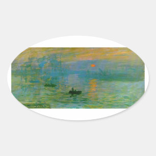 Impressionisme Colors at Sunrise Sticker