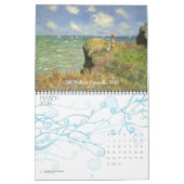  impressionisme Fine Art van Claude Monet Kalender (Mar 2026)