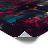 Impressionisme Frankrijk een paar dat in de regen  Poster (Hoek)