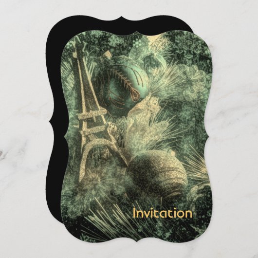 Impressionisme Frans land chique eiffel toren Kaart (Voorkant / Achterkant)