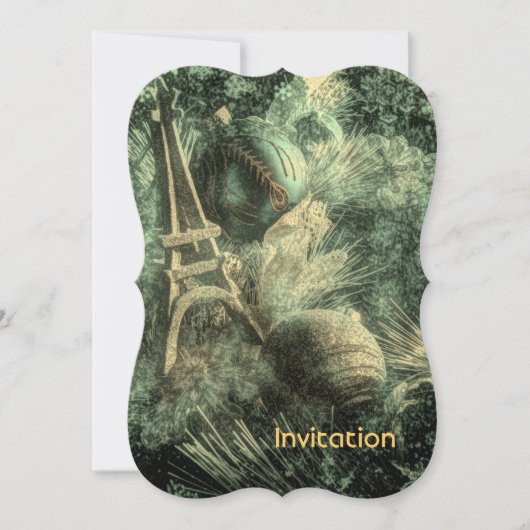 Impressionisme Frans land chique eiffel toren Kaart (Voorkant)