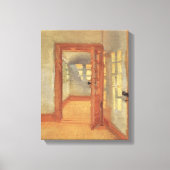  impressionisme, House Interior, Anna Ancher Canvas Afdruk (Voorkant)