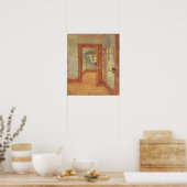  impressionisme, House Interior, Anna Ancher Poster (Keuken)