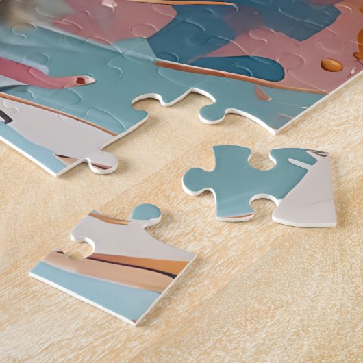 Impressionisme Kat Puzzel (Zijkant)