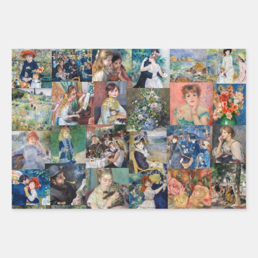 Impressionisme Masters - Masterstukken Patchwork Inpakpapier Vel (Voorkant)