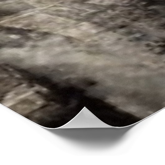 impressionisme najaarslandschap parijs eiffeltoren poster (Hoek)