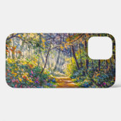 Impressionisme Path: Sunny Forest Waterverf Case-Mate iPhone Case (Achterkant (horizontaal))
