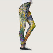 Impressionisme Path: Sunny Forest Waterverf Leggings (Rechts)