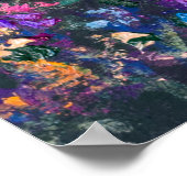 Impressionisme Path: Sunny Forest Waterverf Poster (Hoek)