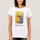 Impressionisme Schilderen van Espresso Coffee Cup T-shirt (Voorkant)