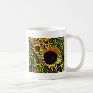 Impressionisme Schilderij Landelijk Geel Zonnebloe Koffiemok