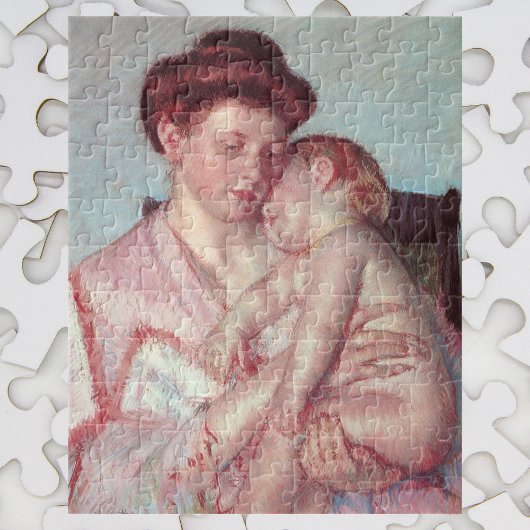  impressionisme, slaperige Baby van Mary Cassatt Legpuzzel