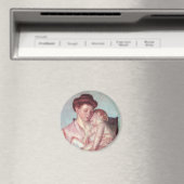  impressionisme, slaperige Baby van Mary Cassatt Magneet (Insitu (Vaatwasser))