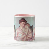 impressionisme, slaperige Baby van Mary Cassatt Mok (Midden)