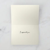 Impressionisme stijl bloemen dank je kaart (Binnen)