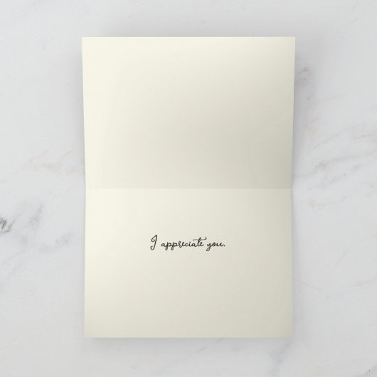 Impressionisme stijl bloemen dank je kaart (Binnen)