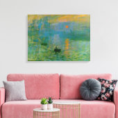 Impressionisme Sunrise Wrapped Canvas (Insitu (Woonkamer))