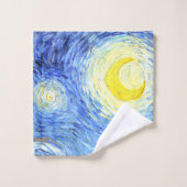 Impressionisme Van Gogh Sterrennacht Bath Towel Se Bad Handdoek (Wasdoekje)