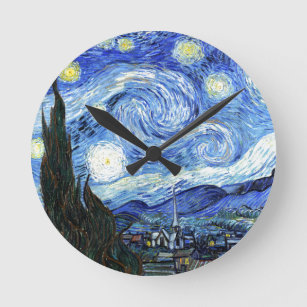 Impressionisme Van Gogh Sterrennacht wandklok