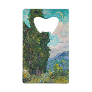 Impressionisme Vincent Van Gogh beroemde visuele k Creditkaart Flessenopener