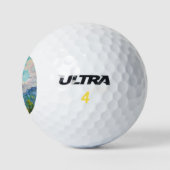 Impressionisme Vincent Van Gogh beroemde visuele k Golfballen (Logo)
