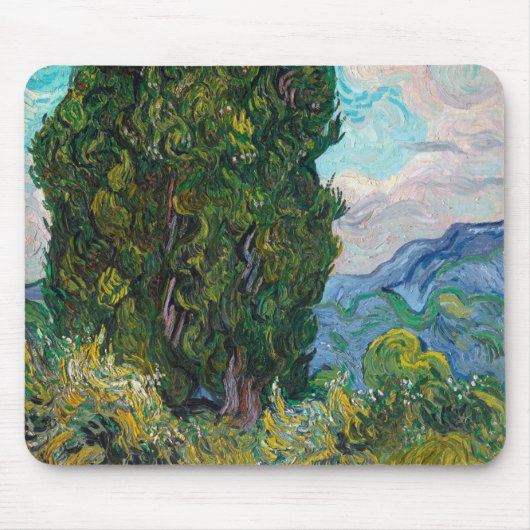 Impressionisme Vincent Van Gogh beroemde visuele k Muismat (Voorkant)