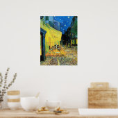 Impressionisme Vincent Van Gogh Cafe Terrace in Ni Poster (Keuken)