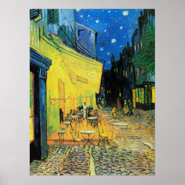 Impressionisme Vincent Van Gogh Cafe Terrace in Ni Poster