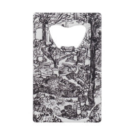 Impressionisme Vincent Van Gogh Garten des Hospita Creditkaart Flessenopener