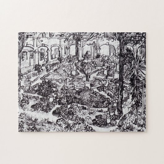 Impressionisme Vincent Van Gogh Garten des Hospita Legpuzzel (Horizontaal)