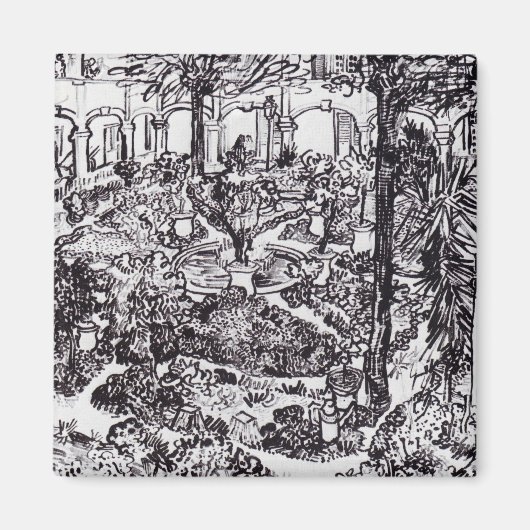 Impressionisme Vincent Van Gogh Garten des Hospita Magneet (Voorkant)