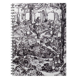 Impressionisme Vincent Van Gogh Garten des Hospita Notitieboek