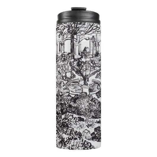 Impressionisme Vincent Van Gogh Garten des Hospita Thermosbeker (Voorkant)