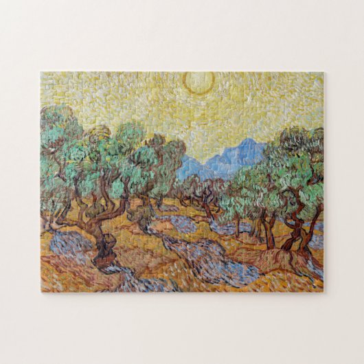 Impressionisme Vincent Van Gogh Olijfbomen Complex Legpuzzel (Horizontaal)