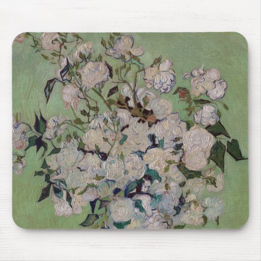 Impressionisme Vincent Van Gogh Rozen beroemd Visu Muismat (Voorkant)