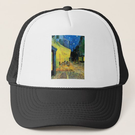 Impressionisme Vincent Van Gogh Self Portrait Famo Trucker Pet (Voorkant)