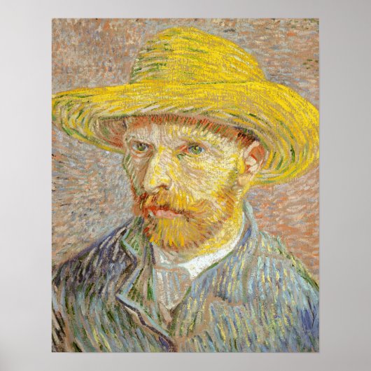 Impressionisme Vincent Van Gogh Self Portret met Poster (Voorkant)