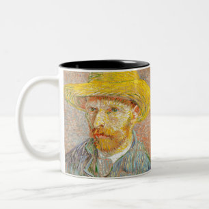 Impressionisme Vincent Van Gogh Self Portret met Tweekleurige Koffiemok