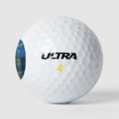 Impressionisme Vincent Van Gogh Starry Sterrennach Golfballen (Logo)