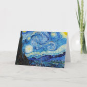 Impressionisme Vincent Van Gogh Starry Sterrennach Kaart (Voorkant)